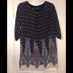 Blue Sand Made in Italy paisley dress